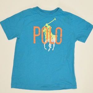 Boys Polo Ralph Lauren Horsemen Shirt Baby Blue
